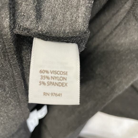 J. Jill Pencil Skirt Women's Size Medium Petite Stretch Viscose Blend Gray - Picture 6 of 6